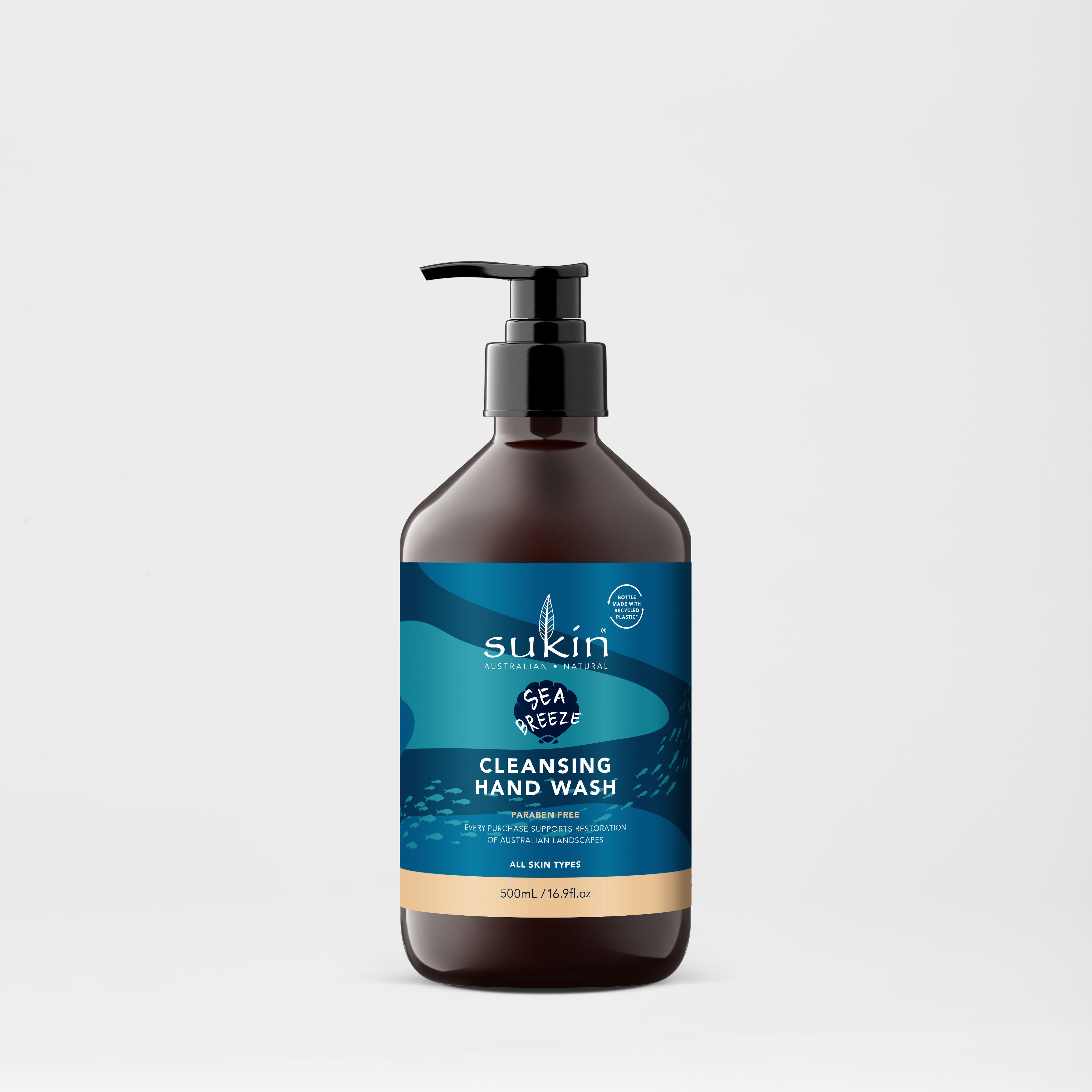 SUKIN X SEA BREEZE CLEANSING HAND WASH | 500 mL